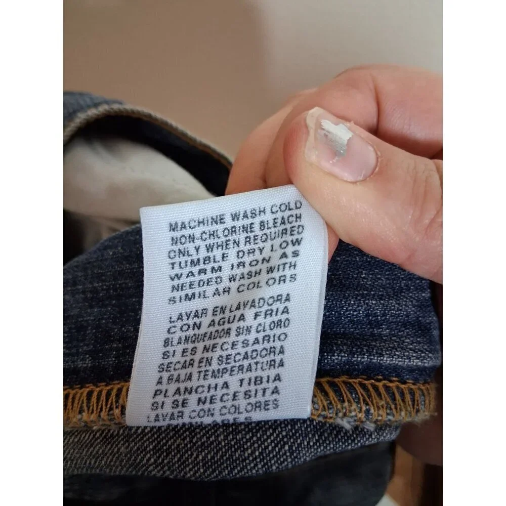 Ralph Lauren Denim Blue Jeans Cropped Pamela Women's Size 8 - Picture 7 of 7